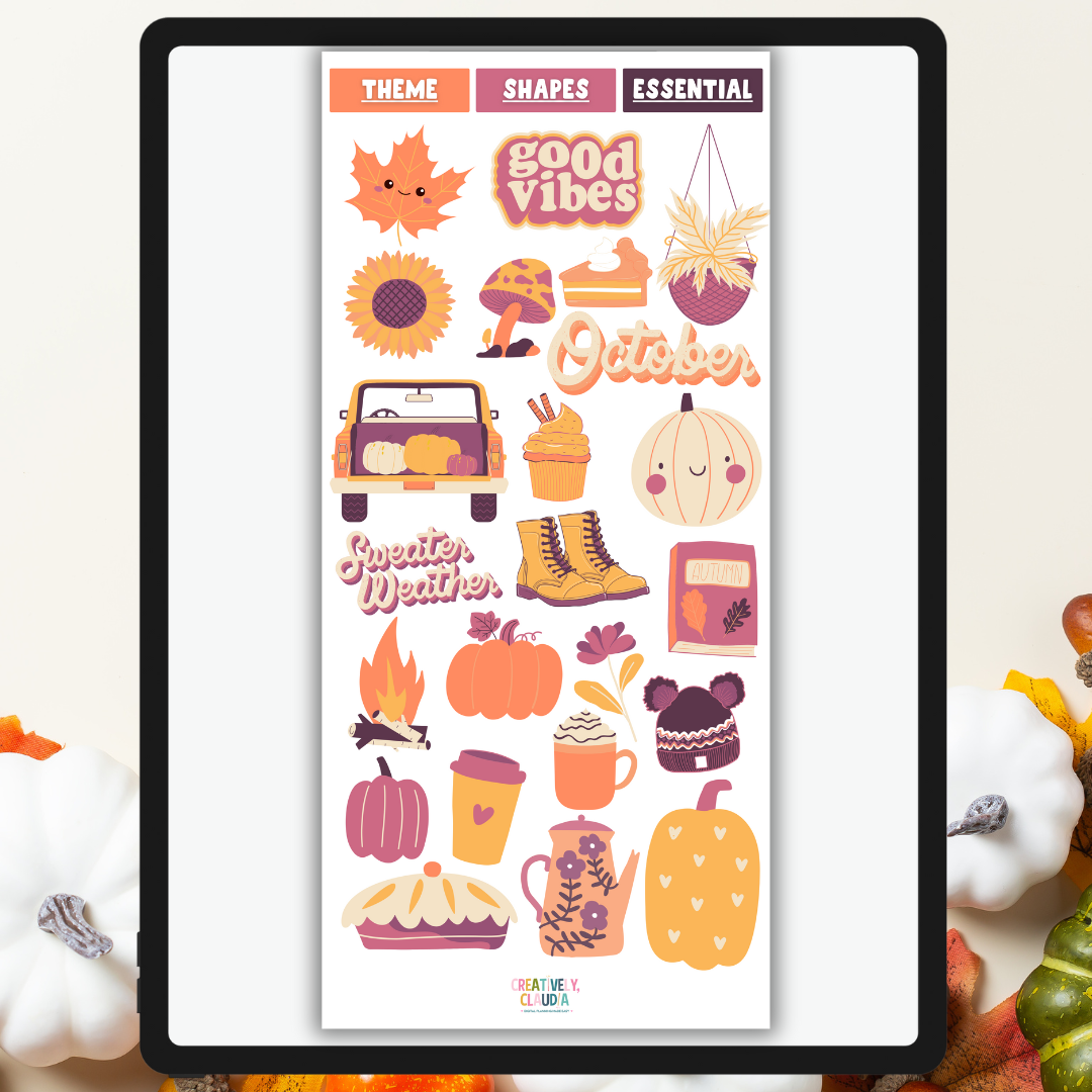 October 2023 Stickers 🍂